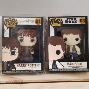 Funko Pop Enamel Pins Set